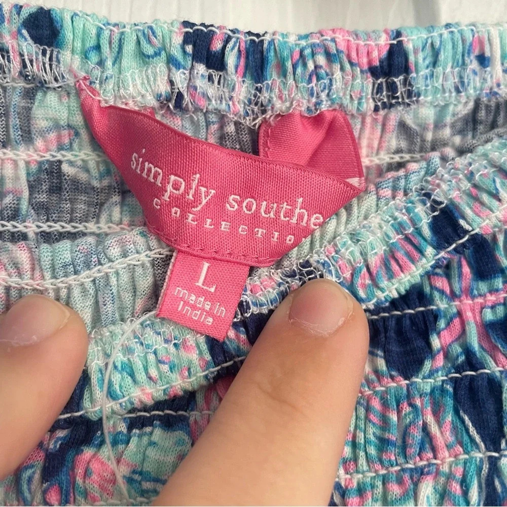 Simply Southern Shell-Bee Skirt Size Large NWT - Picture 7 of 8